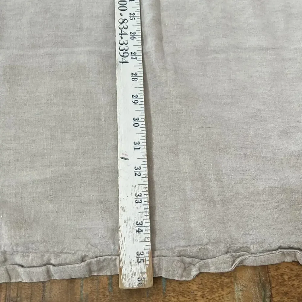 Simple & Opulence 100% Linen Taupe Pillowcases 35